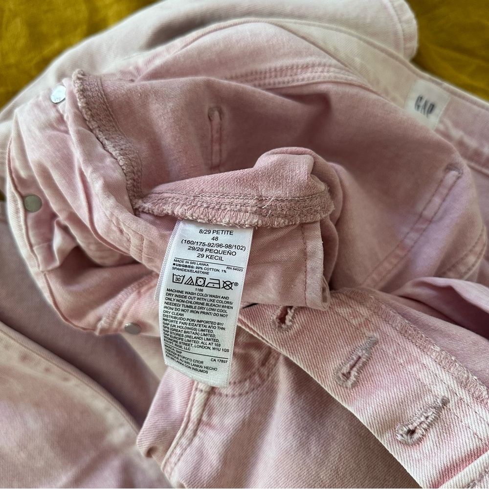 GAP - RARE - High Rise Pink Carpenter Jean - Picture 5 of 5